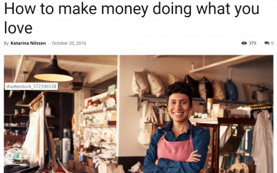 Article: How to make money doing what you love